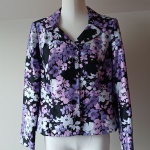 Le Suit - Size US 12 - Jacket with flowers